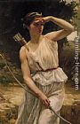 Guillaume Seignac Famous Paintings - Diana Hunting